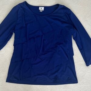 Ladies sapphire blue top